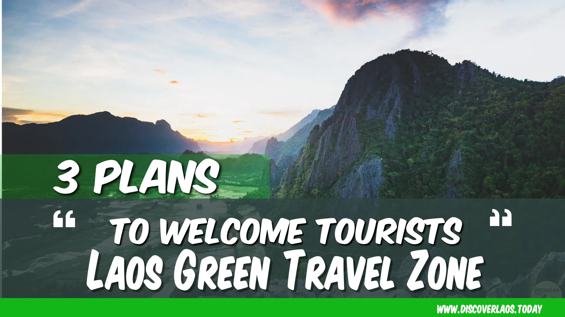 สปป. ลาว กำหนด 3 แผนสำคัญต้อนรับนักท่องเที่ยว