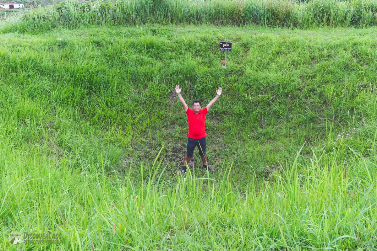越战期间炸弹爆炸的火山口