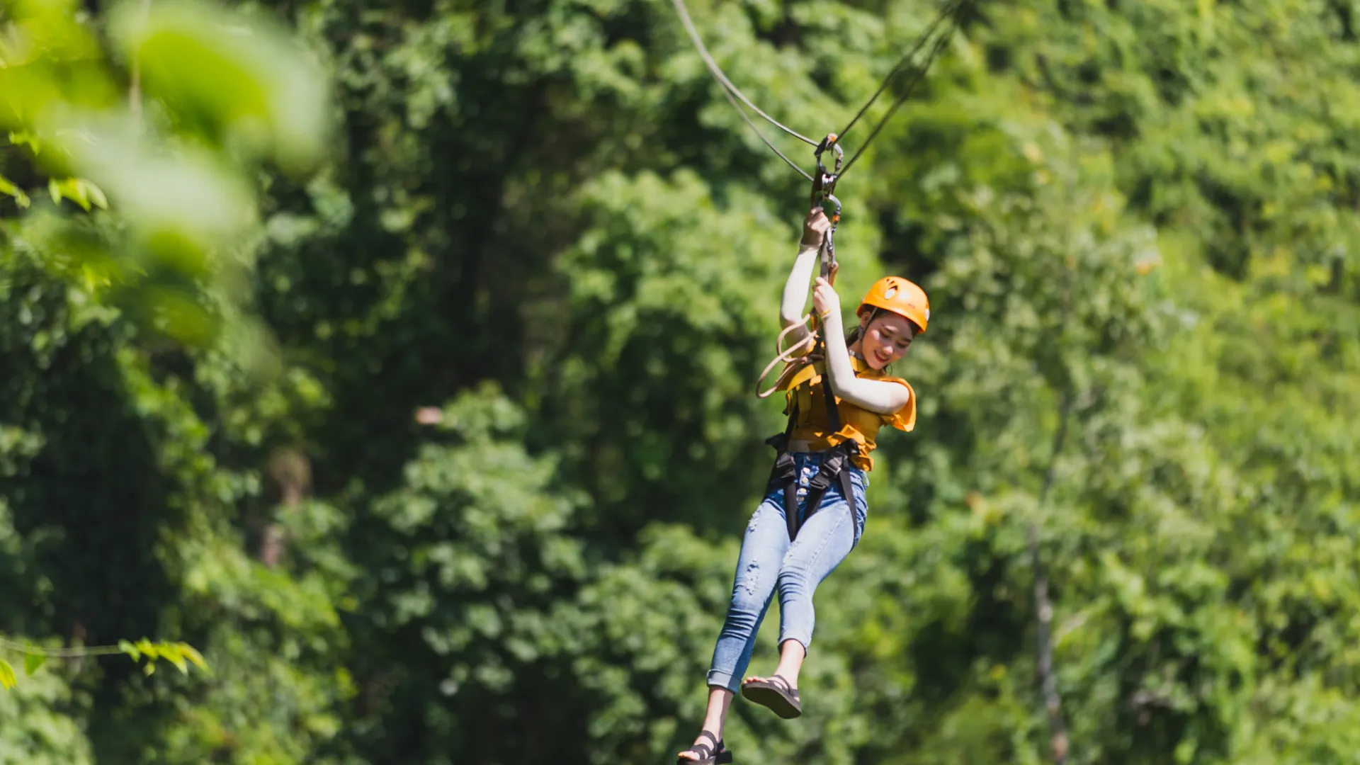 Zip-Line at Water cave