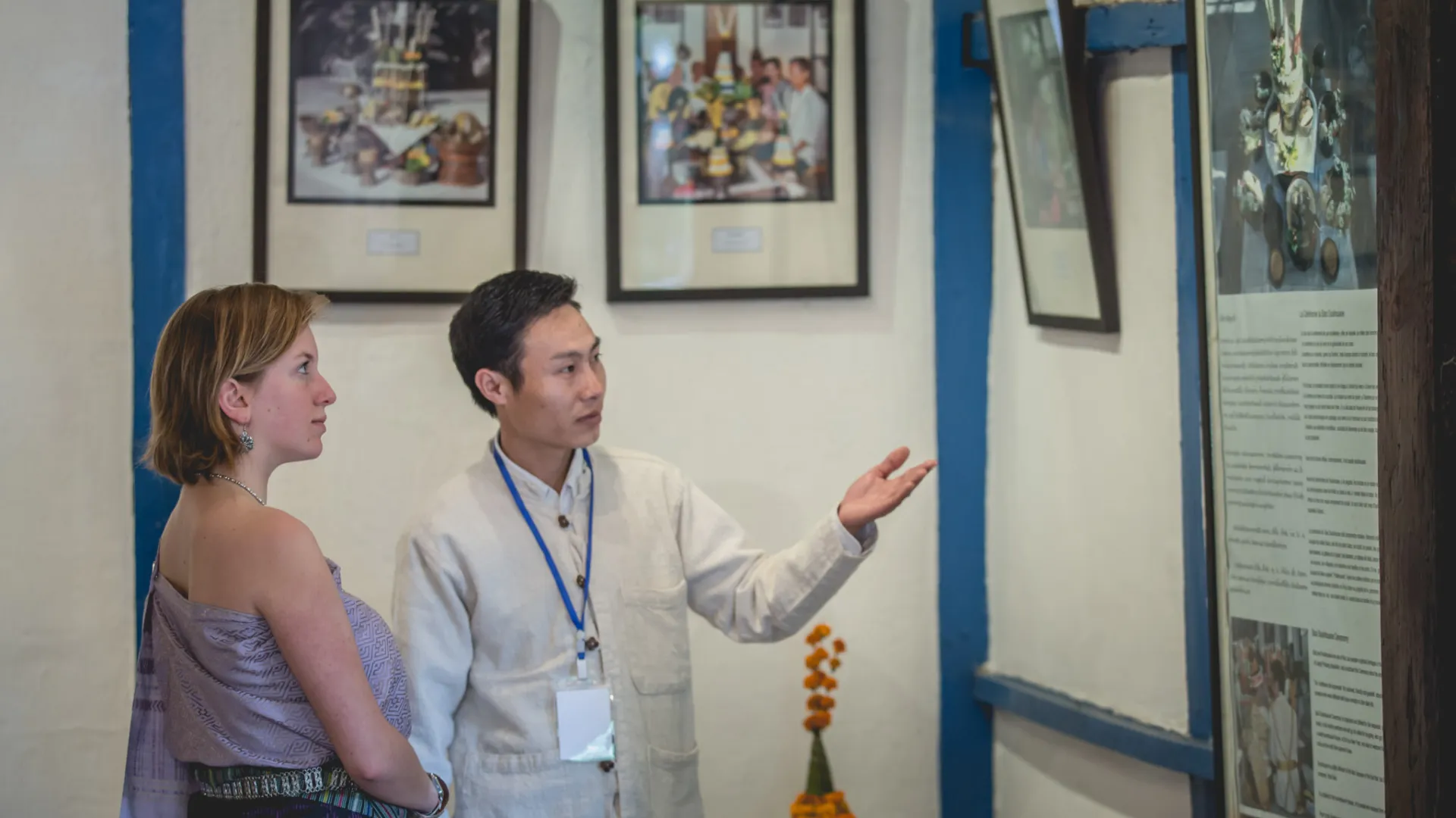 Art gallery at Heuan Chanh