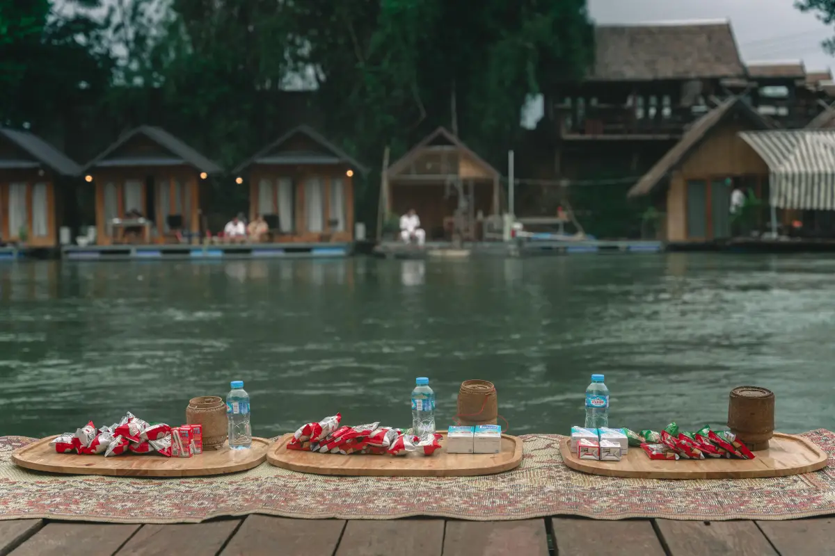 Alms Giving Ceremony in Meuang Feuang (Tak Bat)