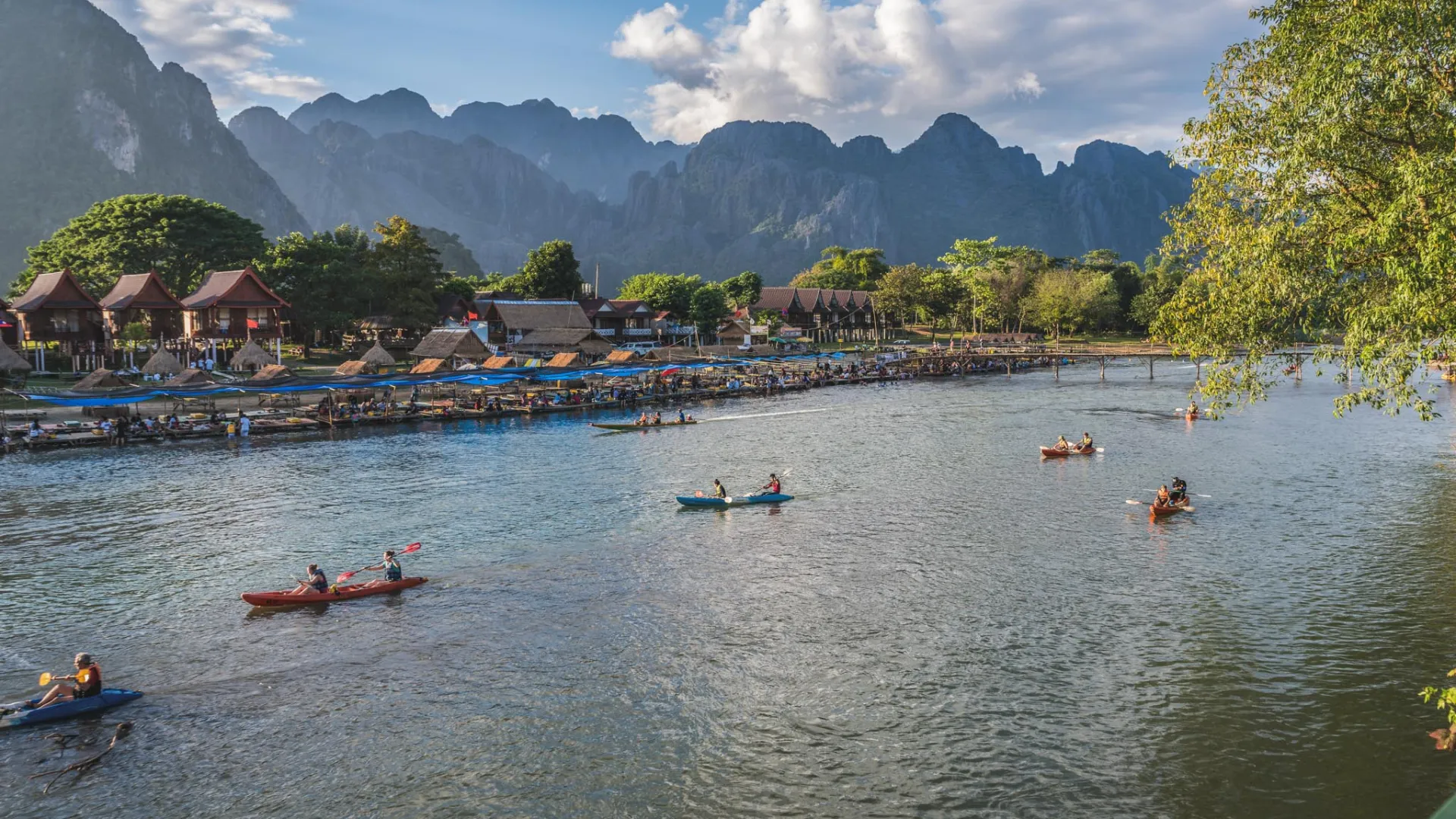 Exploring Vang Vieng - By River