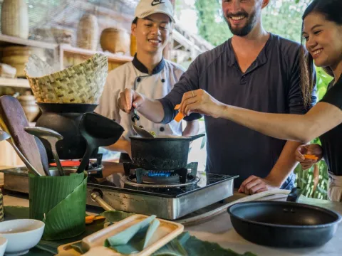 Unique Cooking Class at NamKhan Eco Lodge