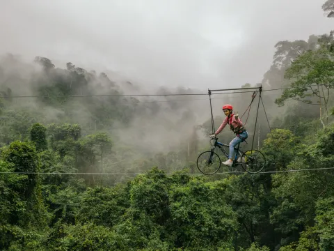 Tree Top Experience at Nam Pien Yorla Pa at Nam Pien Yorlapa