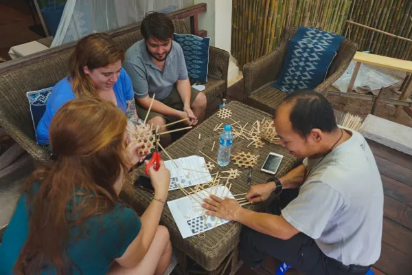 Khmu Bamboo Weaving