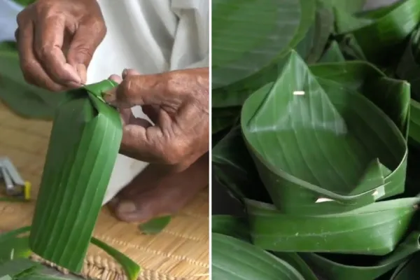Crafting Natural Plates and Containers at Nahm Dong Park