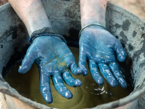 Half-Day Natural Dye Workshop At BanLue Handicrafts Center