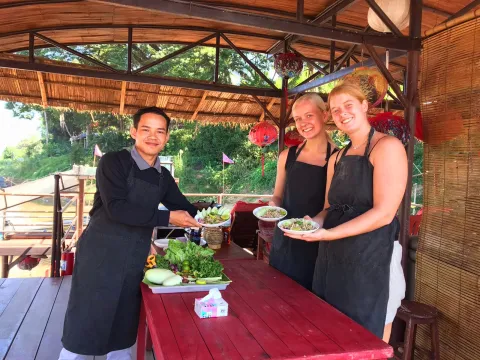 Luang Prabang Cooking class cruise