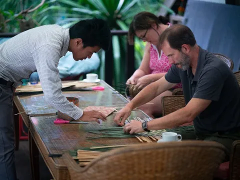 Bamboo Weaving Class
