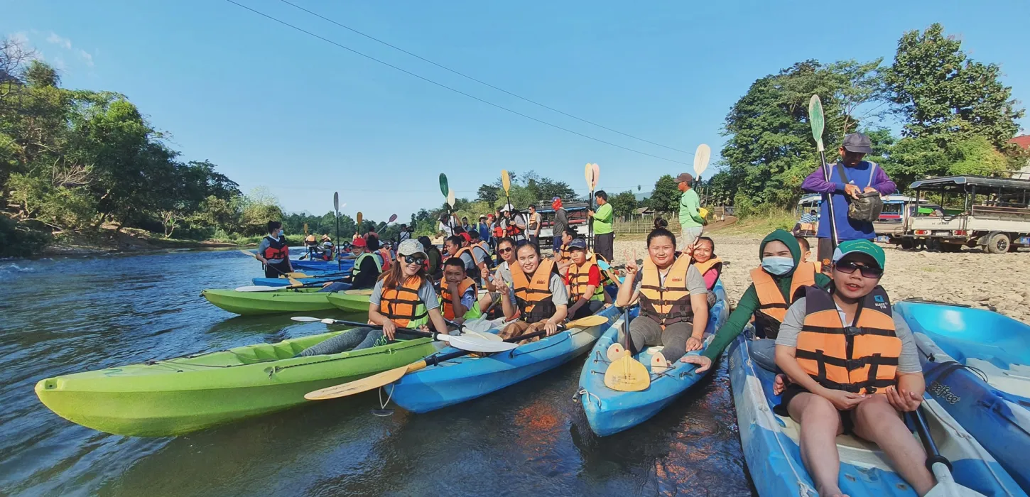 Half-Day Kayaking 5km and visit Tham Norn Cave