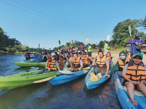 Half-Day Kayaking 5km and visit Tham Norn Cave