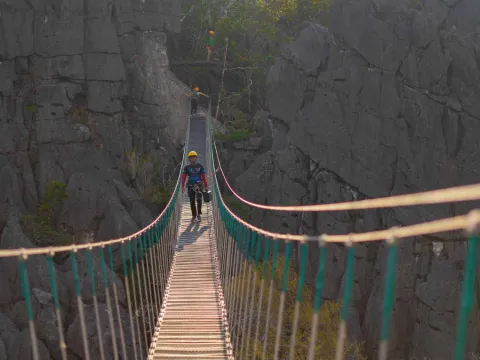 Half-Day The Rock Challenge in Khammouane