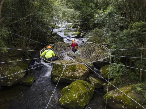 Sit On The Spider Net at Nam Kat Yorla Pa