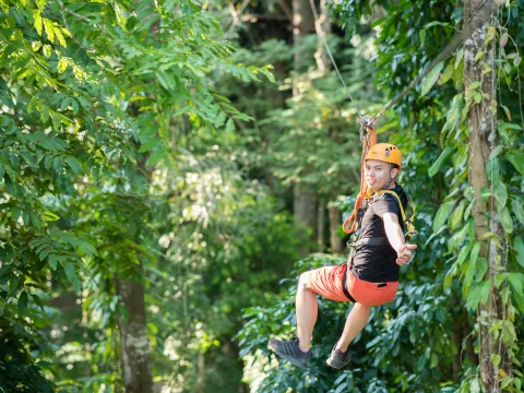 Combo Program Rope course and Zip line Adventure